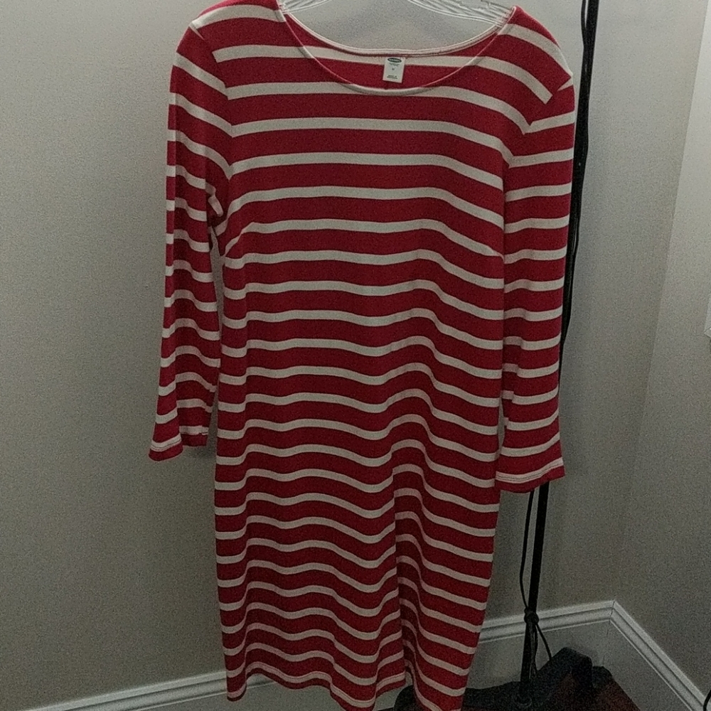 Red Striped Dress